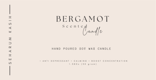 Scented Candle (Bergamot)
