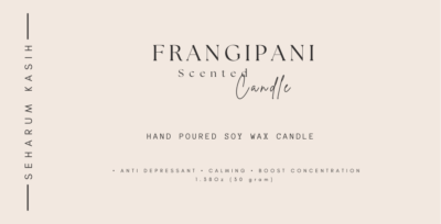 Scented Candle (Frangipani)