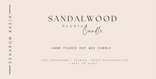 Scented Candle (Sandalwood)