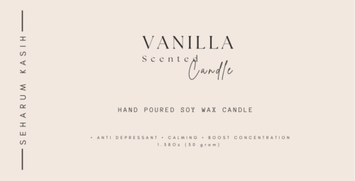 Scented Candle (Vanilla)