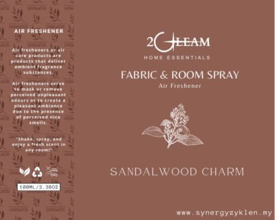 Fabric & Room Spray 100 ml (Sandalwood Charm)